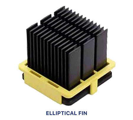 Elliptical Fin Heatsink