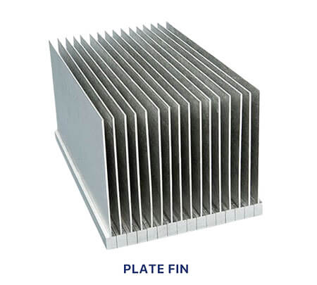 Plate fin heatsink construction